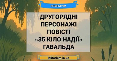 Другорядні персонажі повісті «35 кіло надії» Гавальда