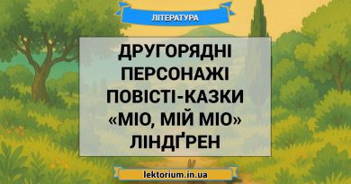 Другорядні персонажі повісті-казки «Міо, мій Міо» Ліндґрен