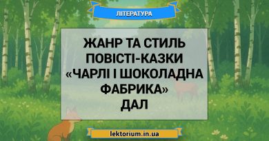 Жанр та стиль повісті-казки «Чарлі і шоколадна фабрика» Дал