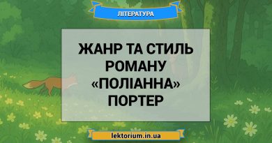 Жанр та стиль роману «Поліанна» Портер