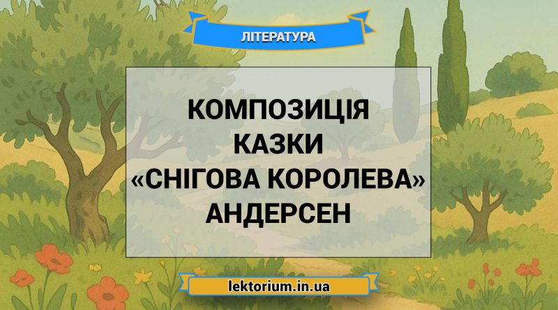 Композиція казки «Снігова королева» Андерсен