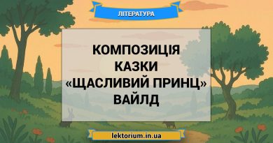 Композиція казки «Щасливий принц» Вайлд
