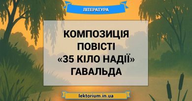 Композиція повісті «35 кіло надії» Гавальда