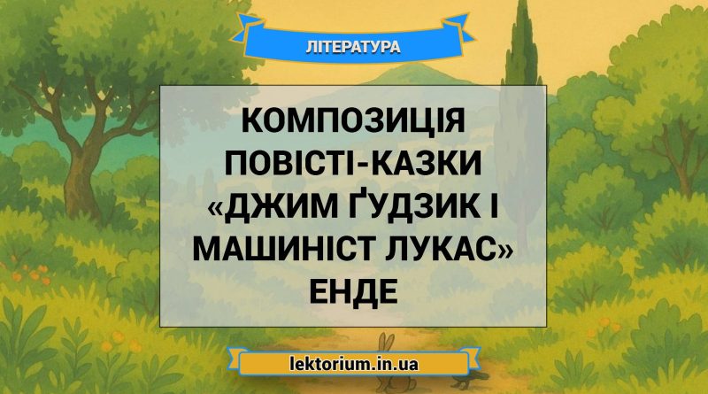 Композиція повісті-казки «Джим Ґудзик і машиніст Лукас» Енде