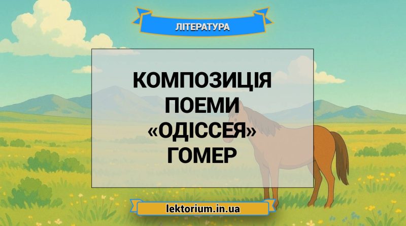 Композиція поеми «Одіссея» Гомер
