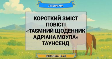 Короткий зміст повісті «Таємний щоденник Адріана Моула» Таунсенд