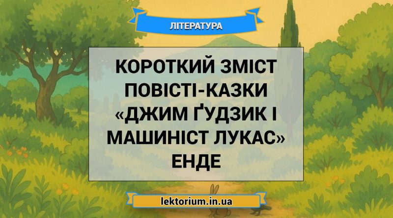 Короткий зміст повісті-казки «Джим Ґудзик і машиніст Лукас» Енде