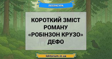 Короткий зміст роману «Робінзон Крузо» Дефо