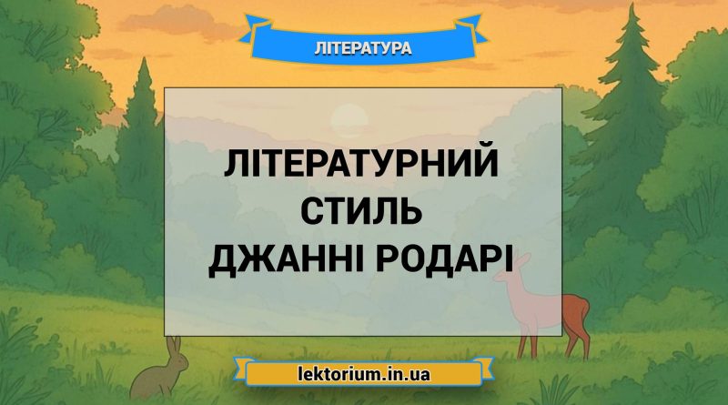 Літературний стиль Джанні Родарі