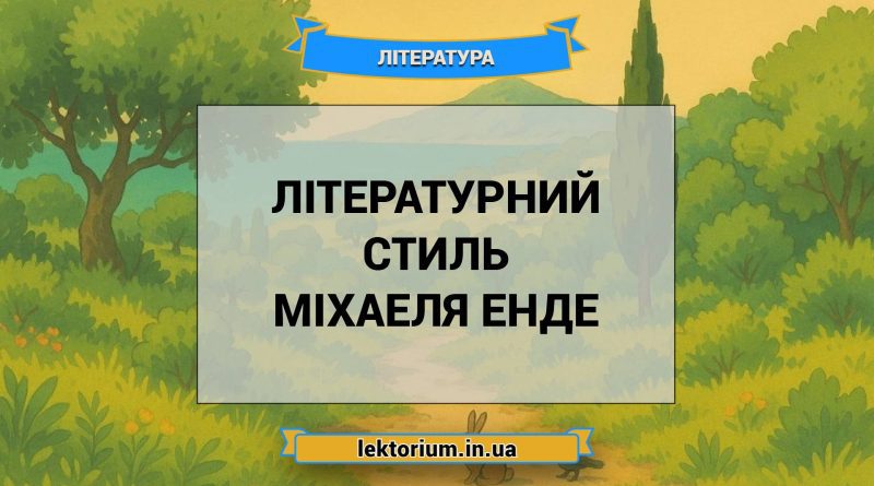 Літературний стиль Міхаеля Енде