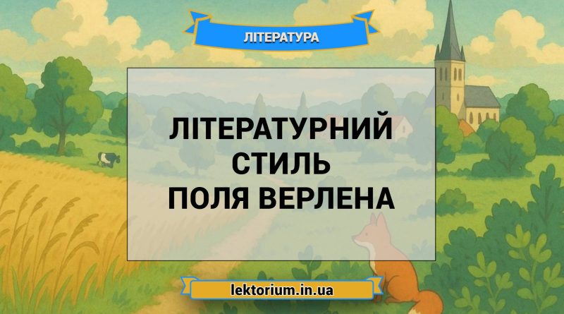 Літературний стиль Поля Верлена