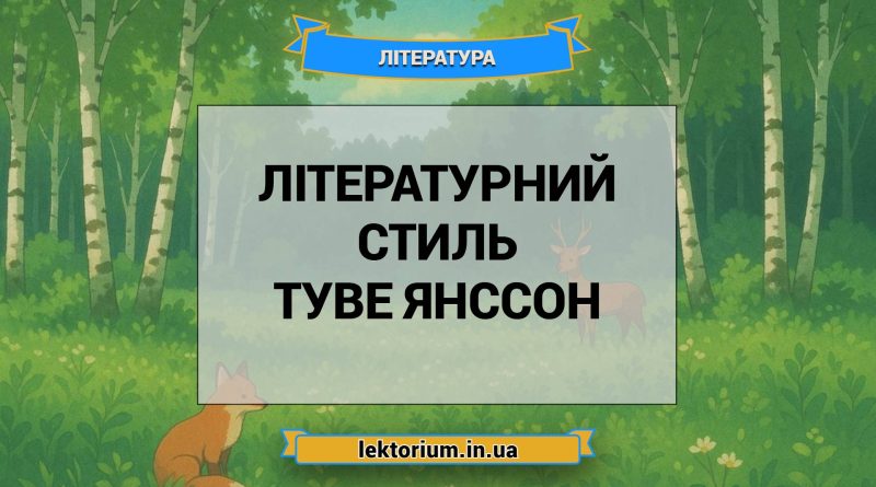 Літературний стиль Туве Янссон