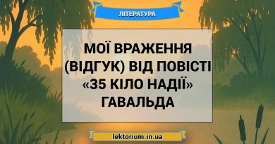 Мої враження (відгук) від повісті «35 кіло надії» Гавальда