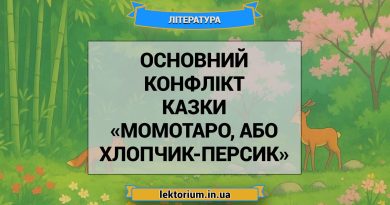 Основний конфлікт казки «Момотаро, або Хлопчик-Персик»