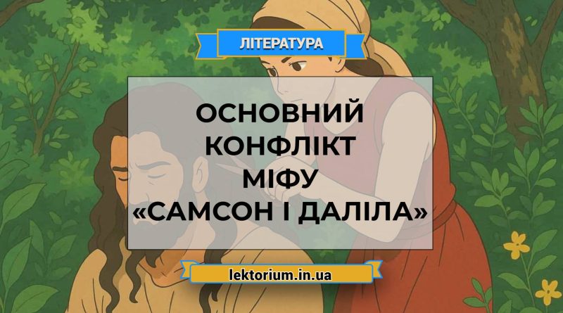 Основний конфлікт міфу «Самсон і Даліла»