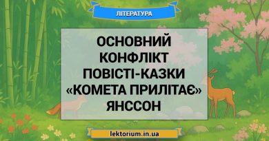 Основний конфлікт повісті-казки «Комета прилітає» Янссон