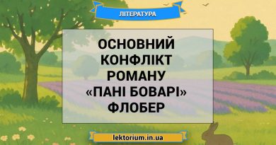 Основний конфлікт роману «Пані Боварі» Флобер