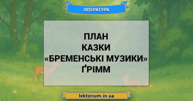План казки «Бременські музики» Ґрімм