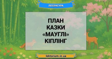 План казки «Мауглі» Кіплінг