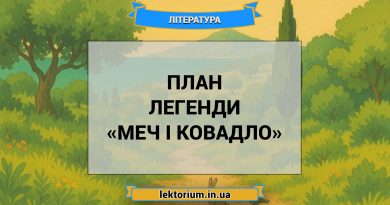План легенди «Меч і ковадло»