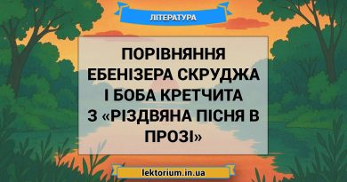 Порівняння Ебенізера Скруджа і Боба Кретчита з «Різдвяна пісня в прозі»