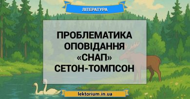 Проблематика оповідання «Снап» Сетон-Томпсон