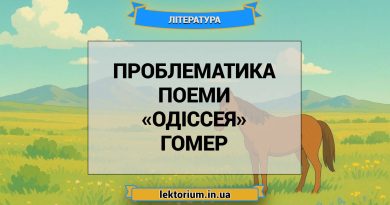 Проблематика поеми «Одіссея» Гомер