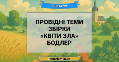 Провідні теми збірки «Квіти зла» Бодлер
