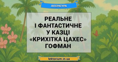 Реальне і фантастичне у казці «Крихітка Цахес» Гофман