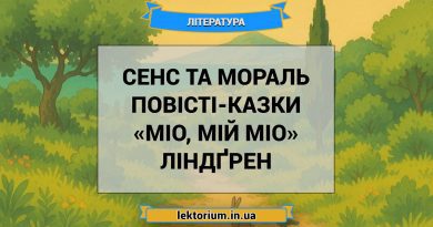 Сенс та мораль повісті-казки «Міо, мій Міо» Ліндґрен