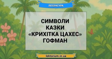 Символи казки «Крихітка Цахес» Гофман
