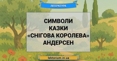 Символи казки «Снігова королева» Андерсен