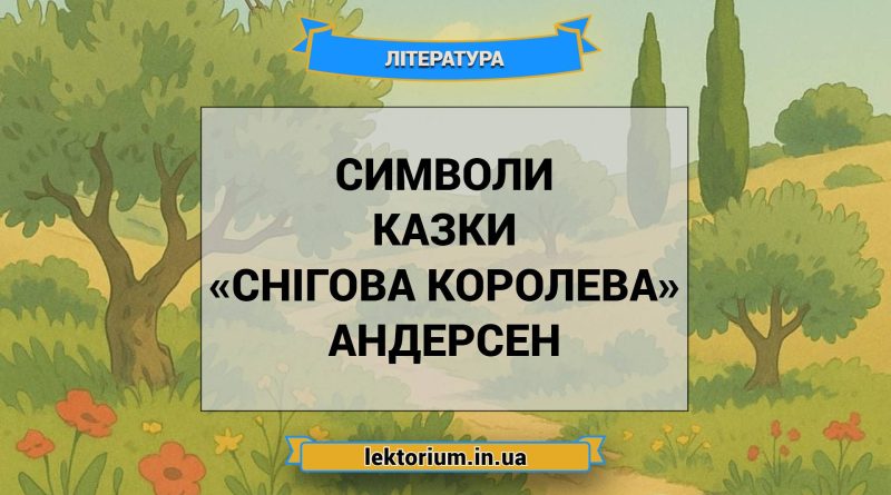 Символи казки «Снігова королева» Андерсен
