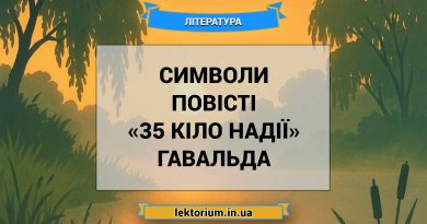 Символи повісті «35 кіло надії» Гавальда