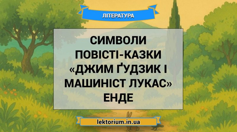 Символи повісті-казки «Джим Ґудзик і машиніст Лукас» Енде
