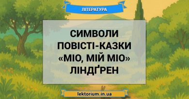 Символи повісті-казки «Міо, мій Міо» Ліндґрен