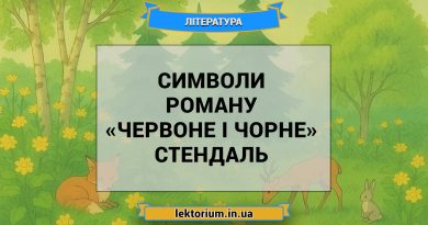 Символи роману «Червоне і чорне» Стендаль