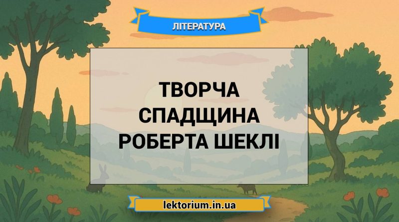 Творча спадщина Роберта Шеклі