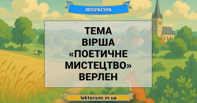 Тема вірша «Поетичне мистецтво» Верлен