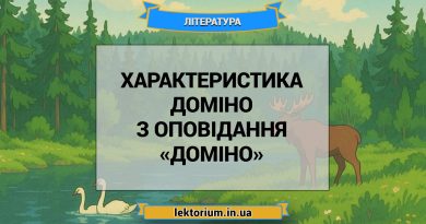 Характеристика Доміно з оповідання «Доміно»