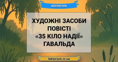 Художні засоби повісті «35 кіло надії» Гавальда