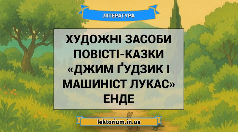 Художні засоби повісті-казки «Джим Ґудзик і машиніст Лукас» Енде