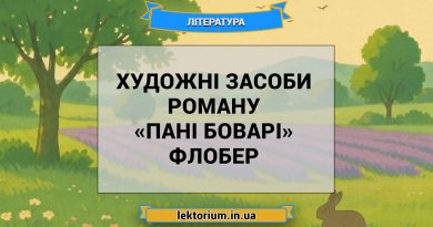 Художні засоби роману «Пані Боварі» Флобер