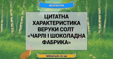 Цитатна характеристика Веруки Солт «Чарлі і шоколадна фабрика»