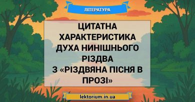Цитатна характеристика Духа Нинішнього Різдва з «Різдвяна пісня в прозі»