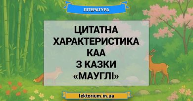 Цитатна характеристика Каа з казки «Мауглі»