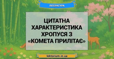 Цитатна характеристика Хропуся з «Комета прилітає»