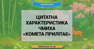 Цитатна характеристика Чмиха з «Комета прилітає»
