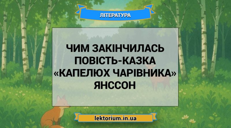 Чим закінчилась повість-казка «Капелюх Чарівника» Янссон