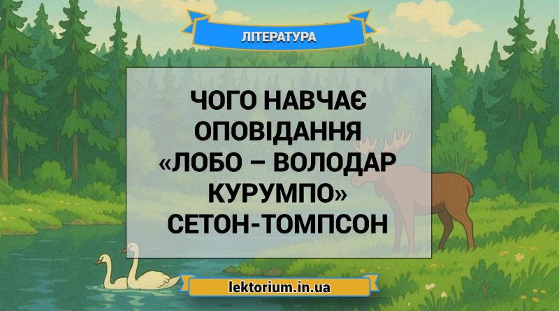 Чого навчає оповідання «Лобо – володар Курумпо» Сетон-Томпсон